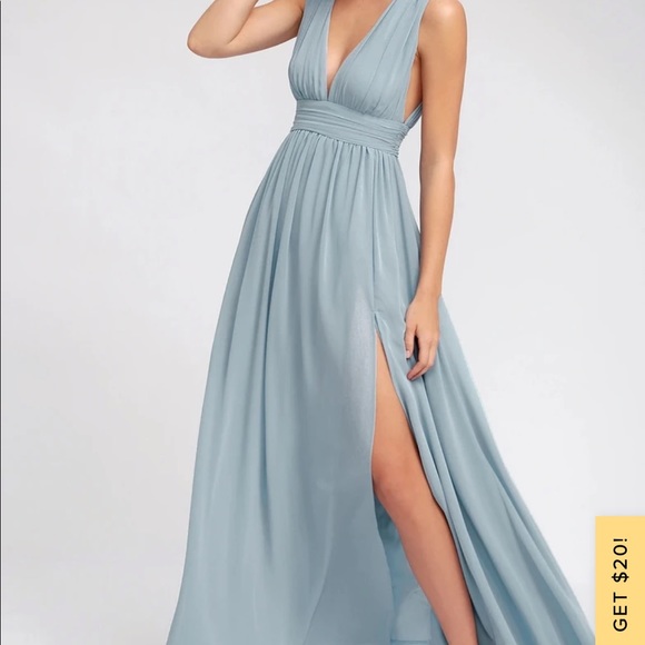Lulus Heavenly Hues Light Blue Maxi Dress - Picture 2 of 10